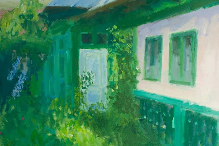 Original Impressionism Landscape Painting by Dumitru Bostan Junior