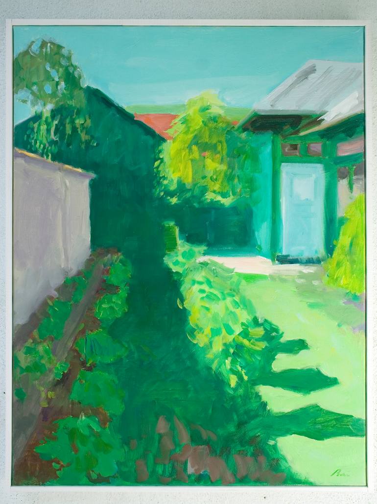 Original Impressionism Landscape Painting by Dumitru Bostan Junior