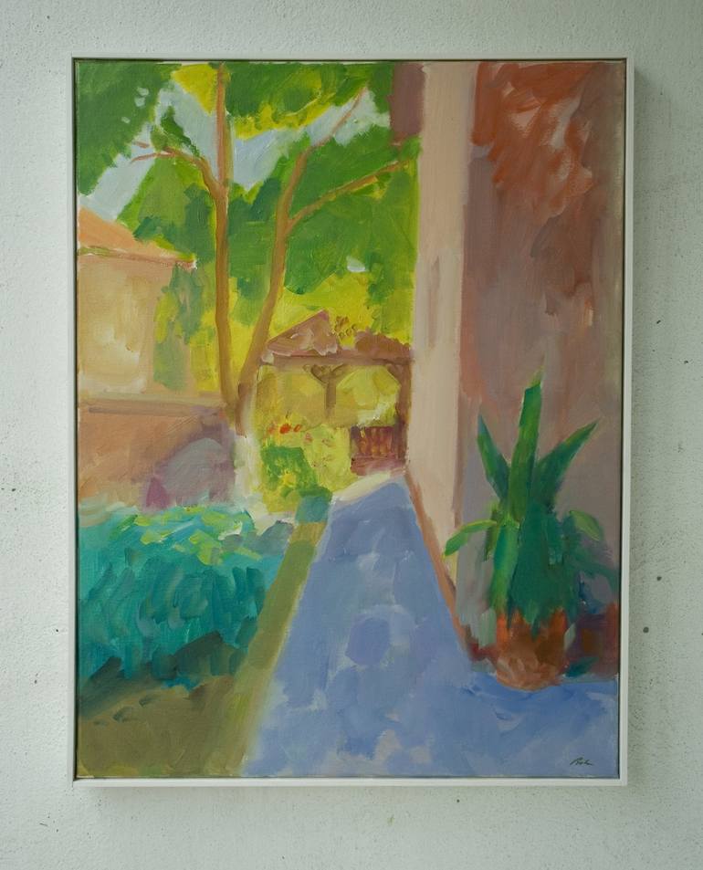 Original Impressionism Landscape Painting by Dumitru Bostan Junior