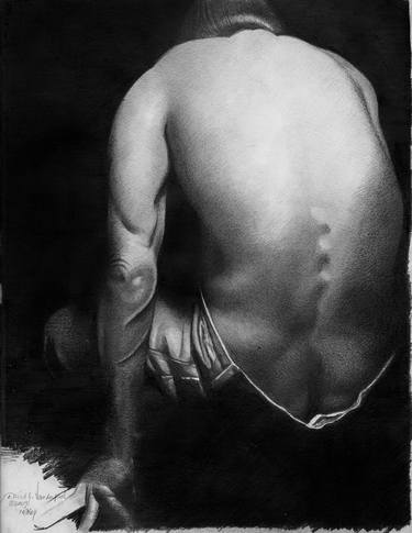 Original Realism Nude Drawings by David J Vanderpool
