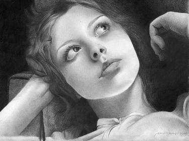 Original Realism People Drawings by David J Vanderpool