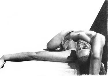 Original Realism Nude Drawings by David J Vanderpool