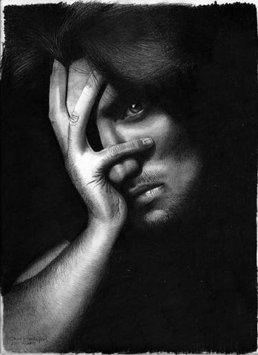 Original Realism People Drawings by David J Vanderpool