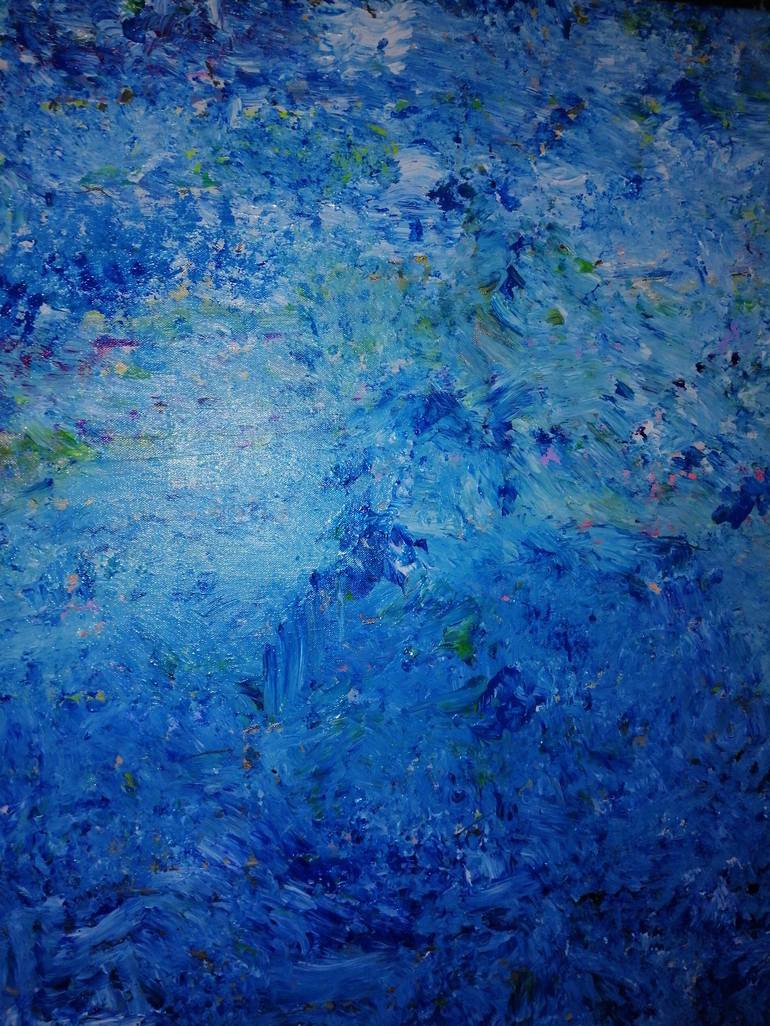 Original Abstract Expressionism Water Painting by Paul Mellings
