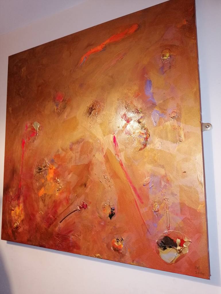 Original Abstract Expressionism Abstract Painting by Paul Mellings