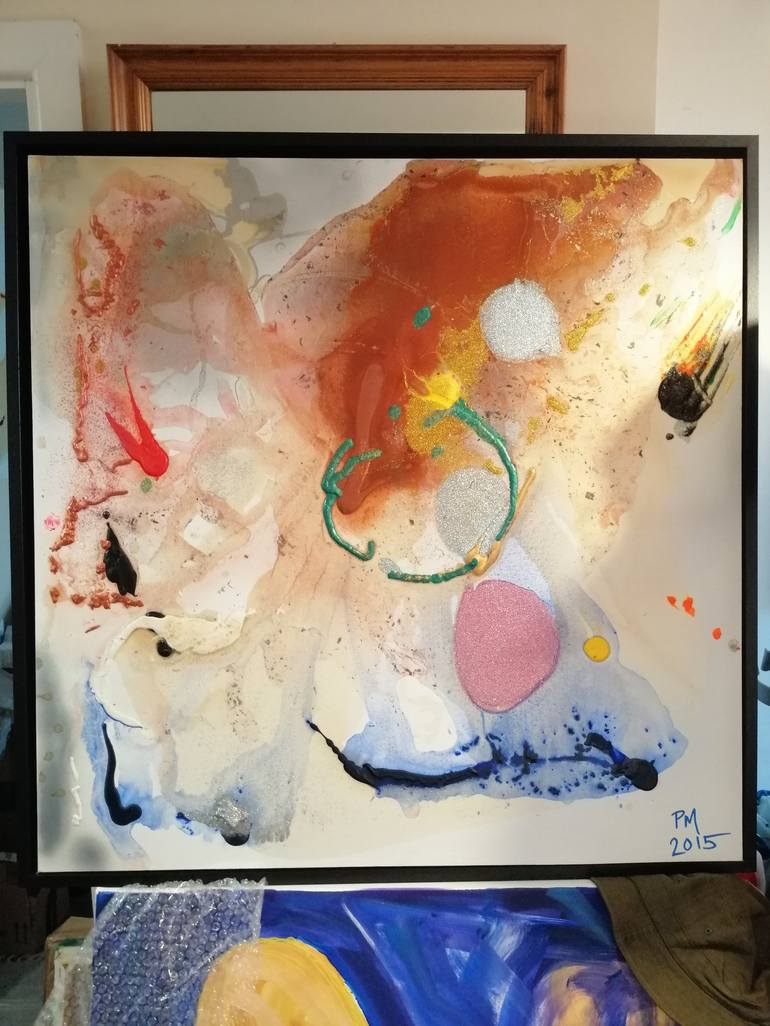 Original Abstract Expressionism Abstract Painting by Paul Mellings