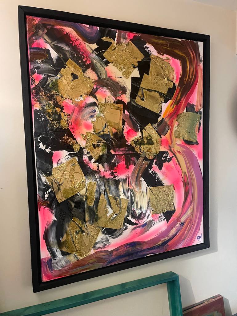 Original Abstract Expressionism Abstract Painting by Paul Mellings