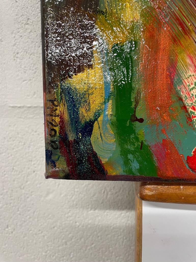 Original Abstract Expressionism Abstract Painting by Paul Mellings