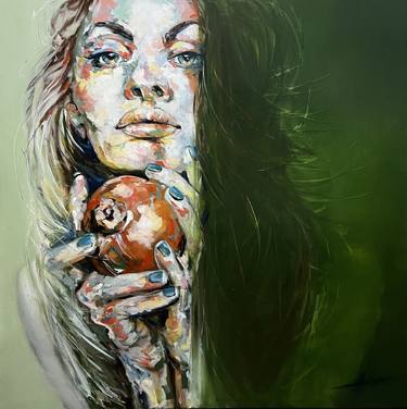 Original Figurative Women Paintings by Anamaria Cepoi