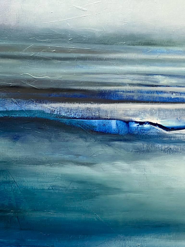 Original Minimalism Landscape Painting by Anamaria Cepoi