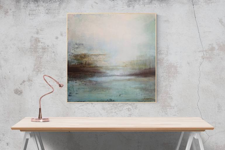 Original Abstract Landscape Painting by Anamaria Cepoi