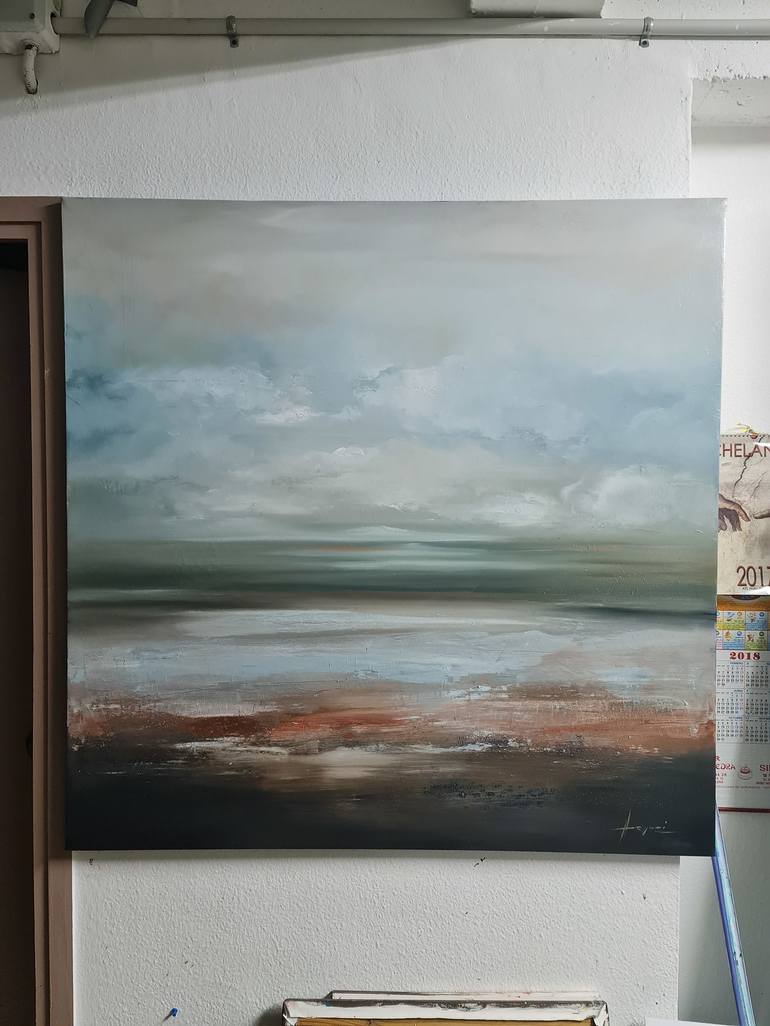 Original Fine Art Landscape Painting by Anamaria Cepoi