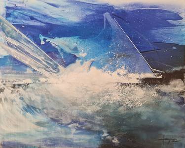 Original Boat Paintings by Anamaria Cepoi