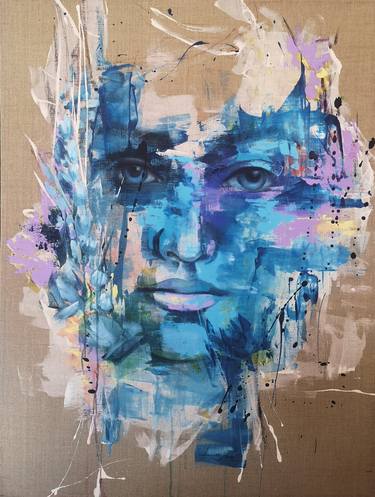 Print of Conceptual Portrait Paintings by Anamaria Cepoi