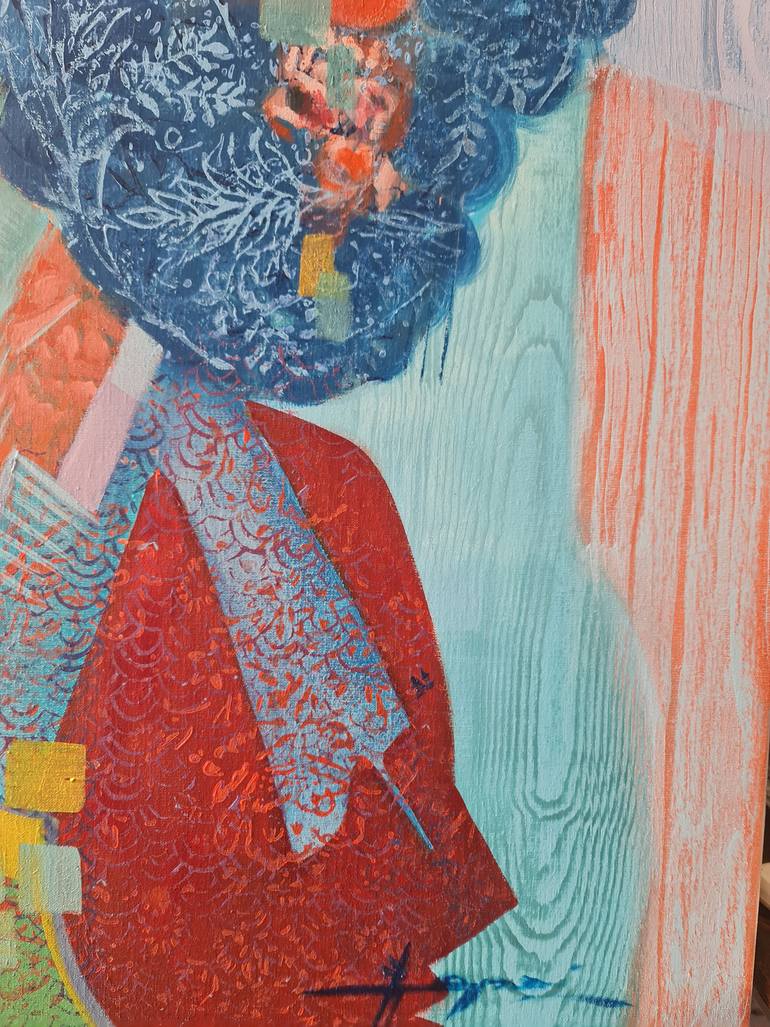 Original Conceptual People Painting by Anamaria Cepoi