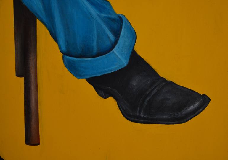 Original Contemporary Men Painting by Luis Lopez Caban