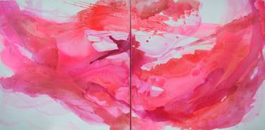 Original Abstract Expressionism Abstract Paintings by DURA HANA