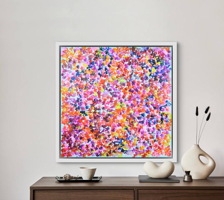 Original Abstract Expressionism Abstract Painting by Dura Ki Hana