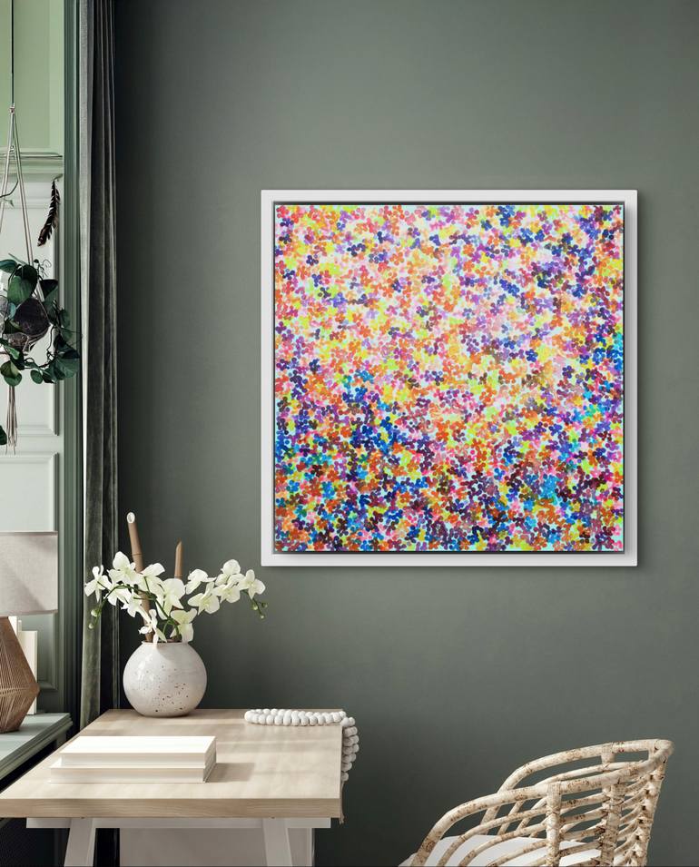 Original Abstract Expressionism Abstract Painting by Dura Ki Hana