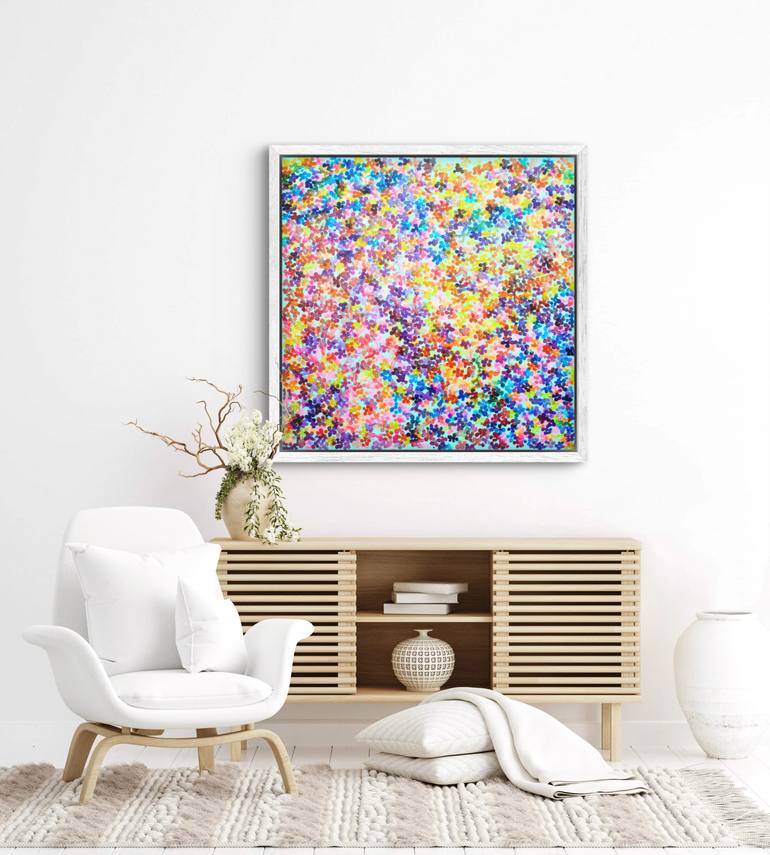 Original Abstract Expressionism Abstract Painting by Dura Ki Hana