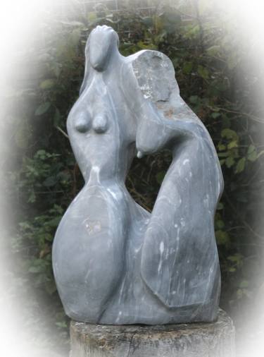 Original Abstract Nude Sculpture by Julia Cake