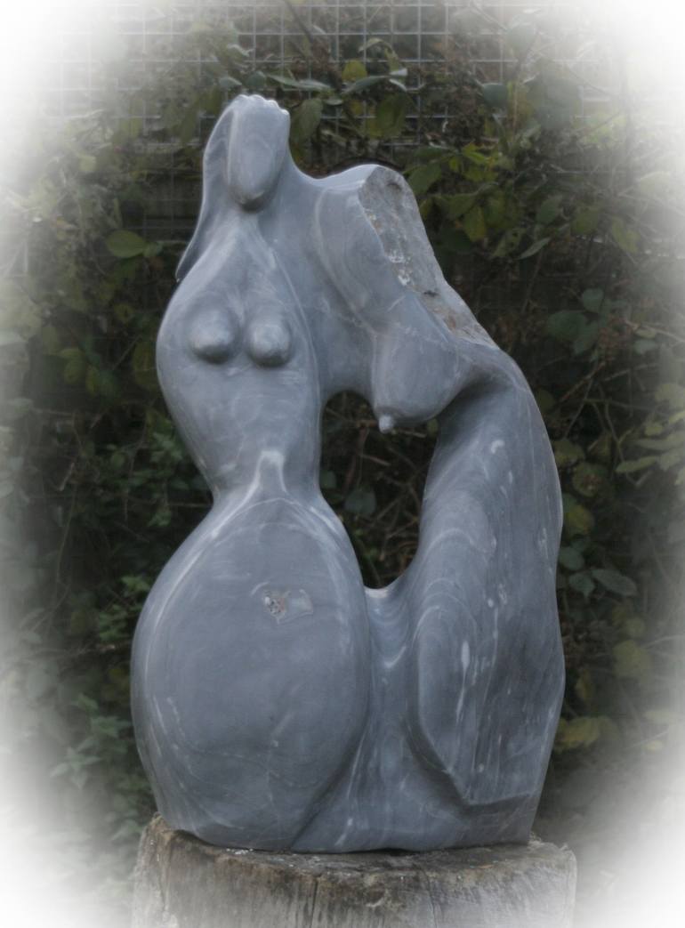 Original Abstract Nude Sculpture by Julia Cake