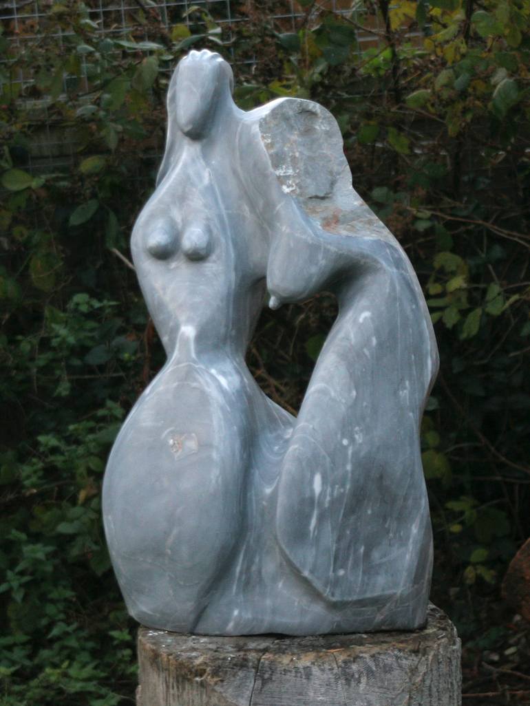 Original Abstract Nude Sculpture by Julia Cake