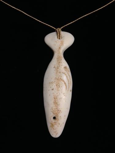 Cycladic figurine of a fish thumb