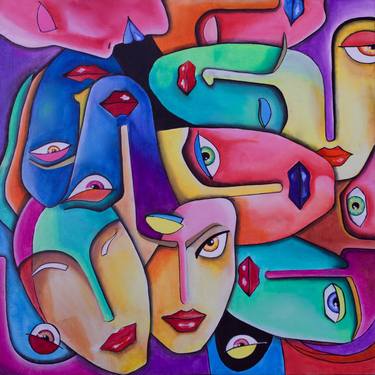 Print of Abstract World Culture Paintings by Navneet Nishant