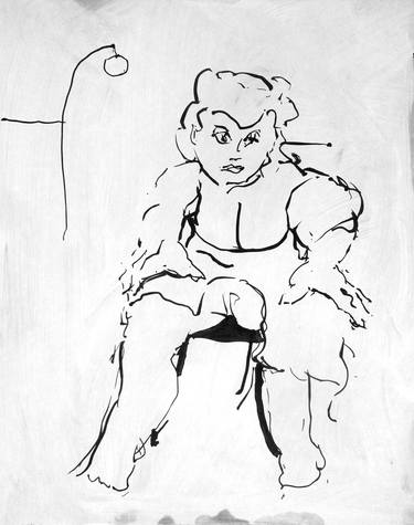Print of Figurative Erotic Drawings by H Schlagen