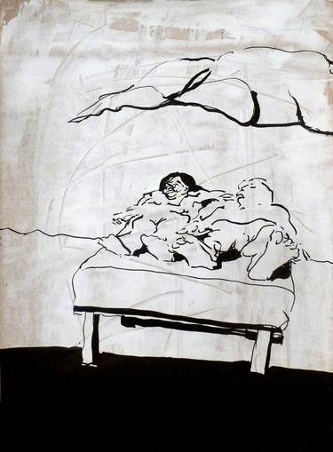 Print of Figurative Family Drawings by H Schlagen