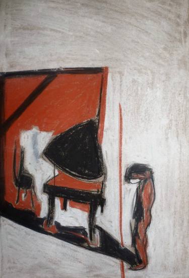 Original Expressionism Performing Arts Drawings by H Schlagen