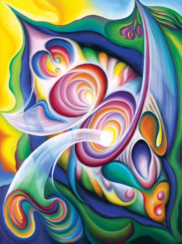 Print of Abstract Love Paintings by Tiffany Davis-Rustam