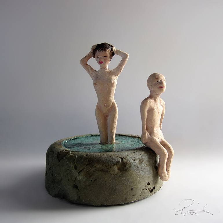 Original Figurative Love Sculpture by Pizzuti Studio