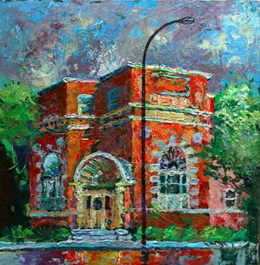 Original Architecture Paintings by Judith Brisson