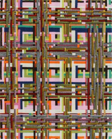 Original Abstract Patterns Paintings by Ien Lucas
