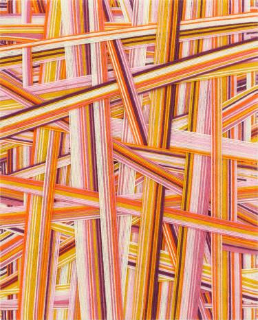 Original Abstract Patterns Paintings by Ien Lucas