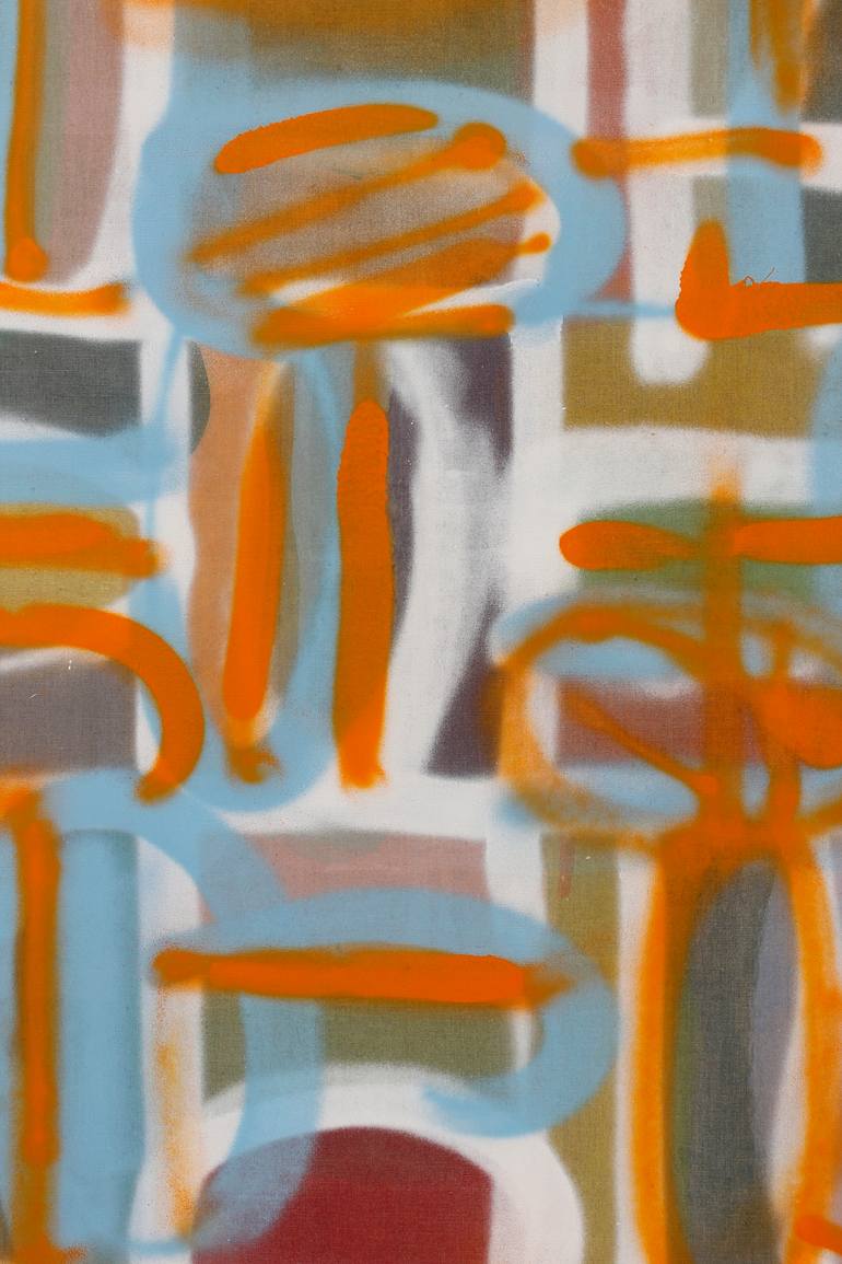 Original Abstract Expressionism Abstract Painting by Ien Lucas