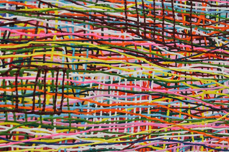 Original Abstract Painting by Ien Lucas