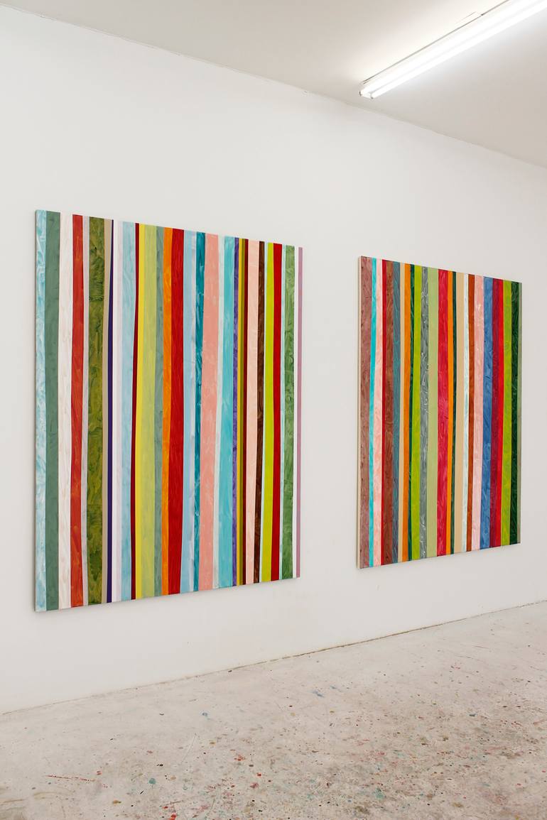 Original Conceptual Abstract Painting by Ien Lucas
