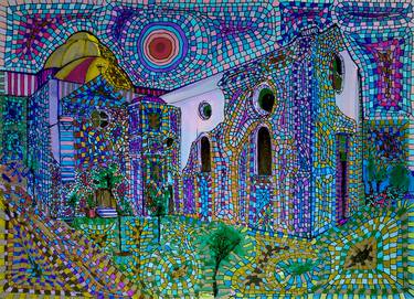 Original Architecture Paintings by Margaret Scholtysik
