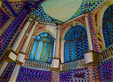 Original Architecture Paintings by Margaret Scholtysik