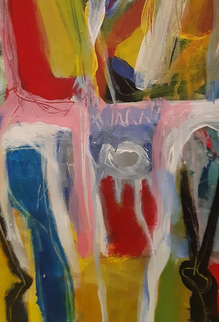 Original Abstract Expressionism Abstract Painting by Giuseppe Di Gioia