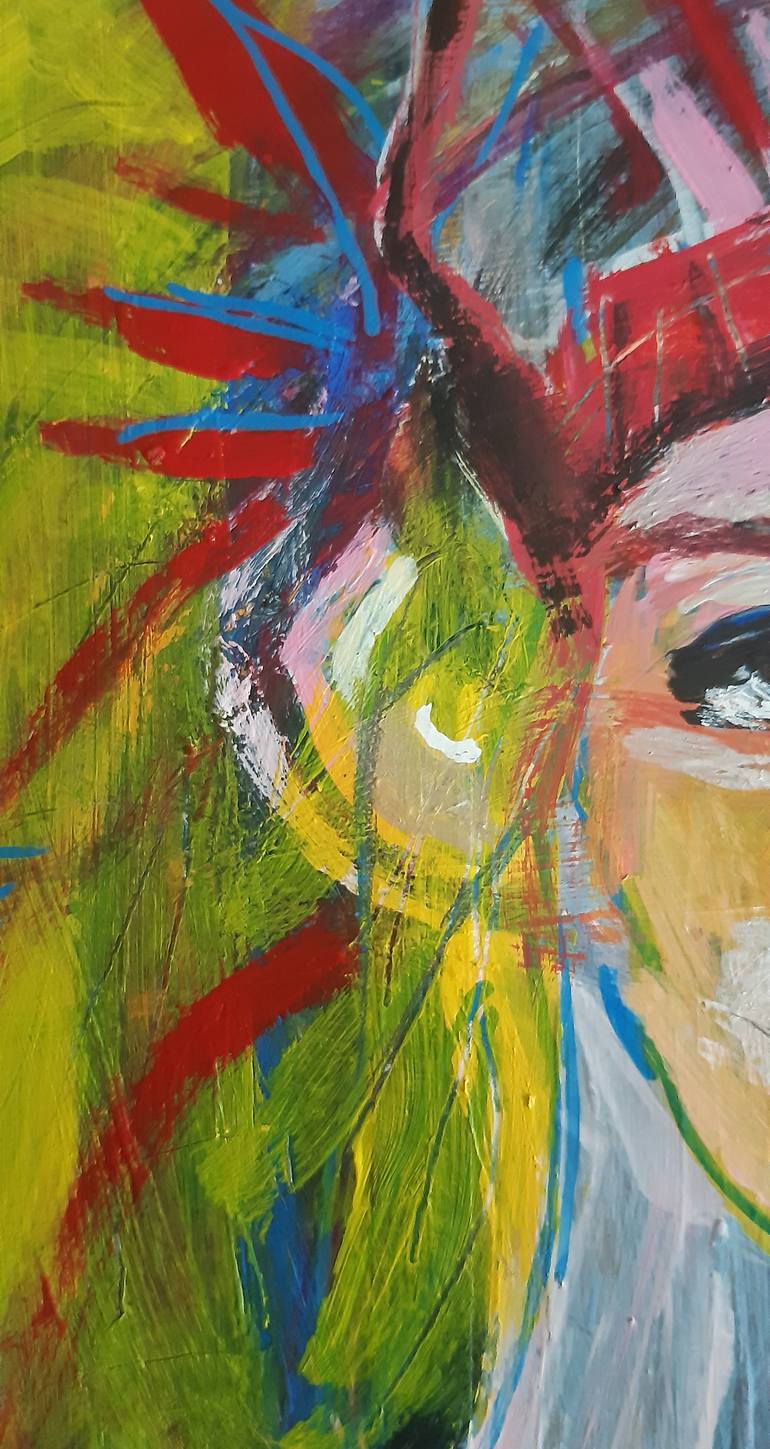 Original Expressionism People Painting by Giuseppe Di Gioia