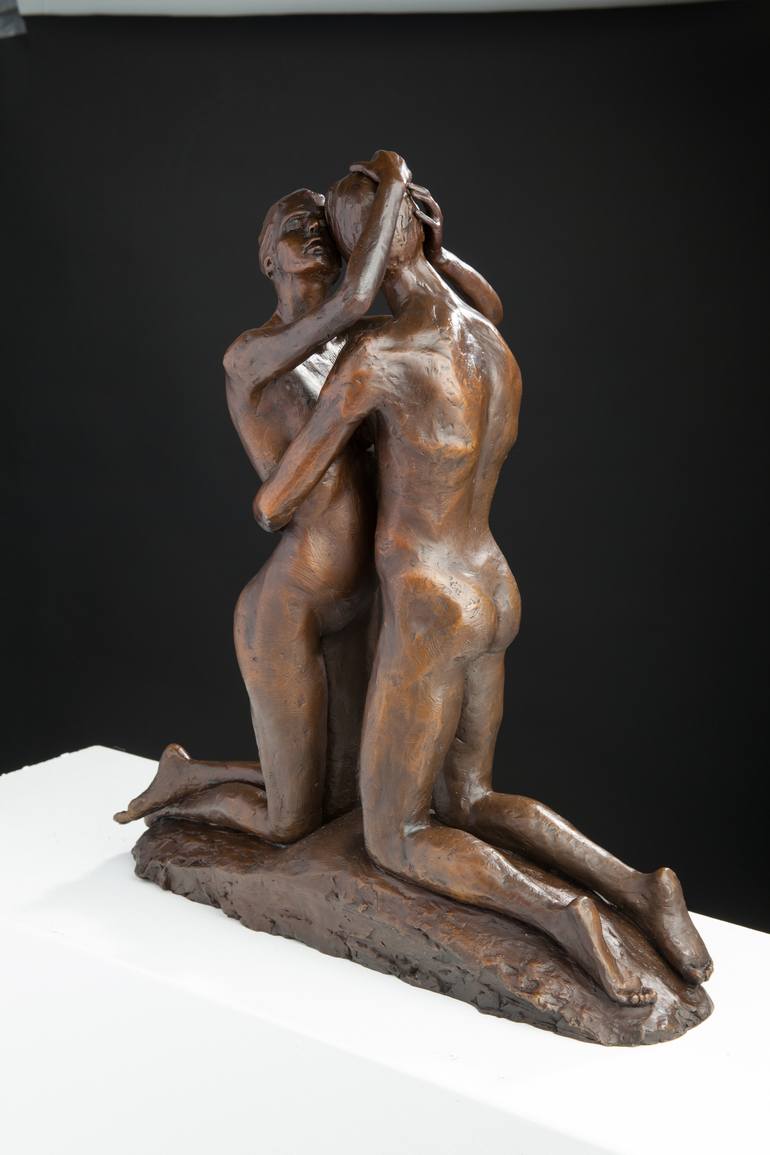 Original Love Sculpture by Oceana Rain Stuart
