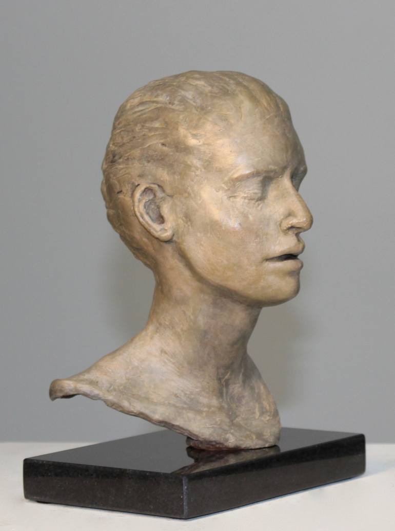 Original Portrait Sculpture by Oceana Rain Stuart