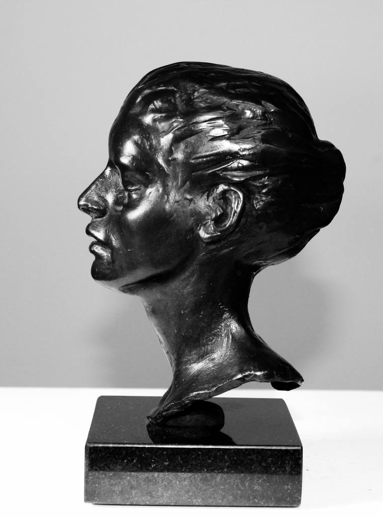 Original Portraiture Portrait Sculpture by Oceana Rain Stuart