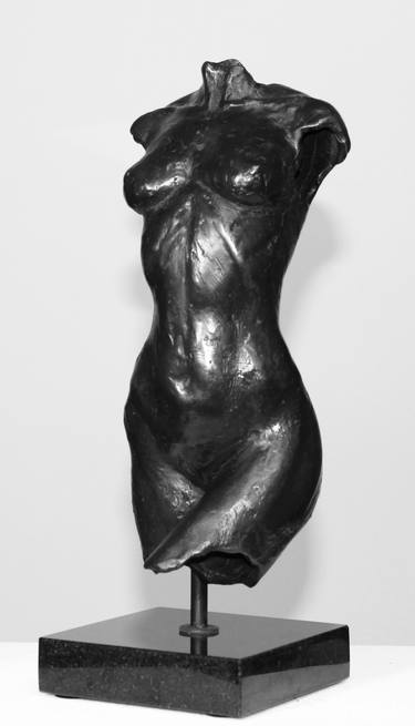 "TORSO OF A WOMAN" bronze sculpture thumb