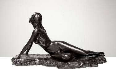 "ETERNAL REBIRTH" bronze sculpture (black patina) thumb