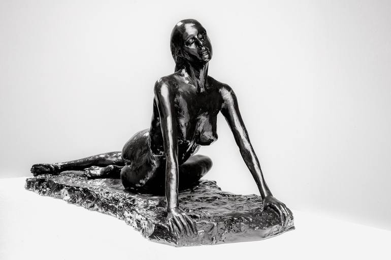 Original Nude Sculpture by Oceana Rain Stuart